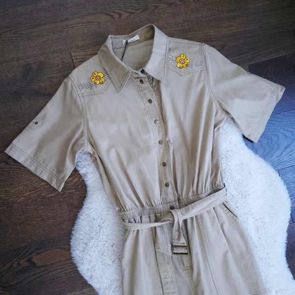 SPELL The Gypsy Foxglove Embroidered Boilersuit Jumpsuit - Picture 4 of 16